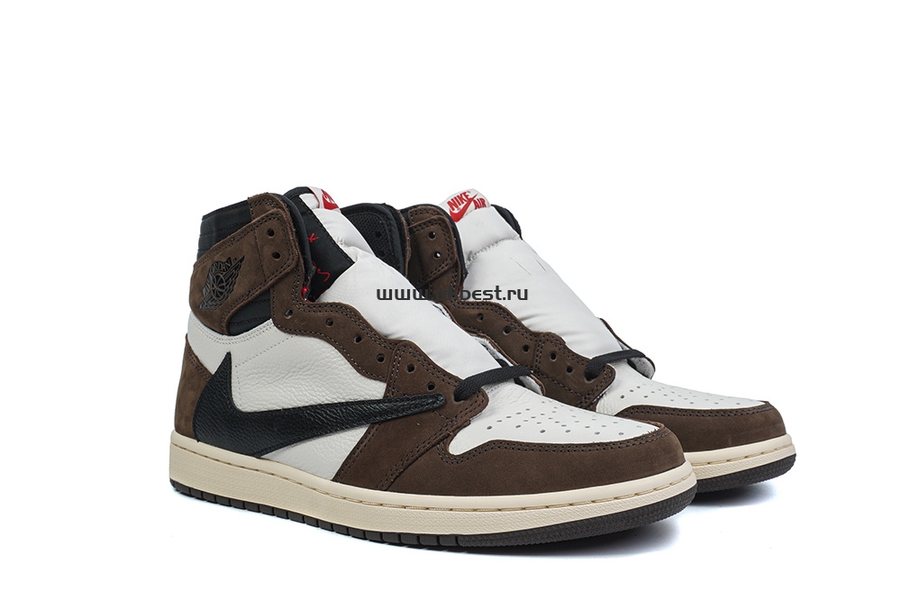 PK5.0 TRAVIS SCOTT X AIR JORDAN I CD4487-100 HIGH OG MOCHA RETAIL MATERIALS RETAIL VERSION