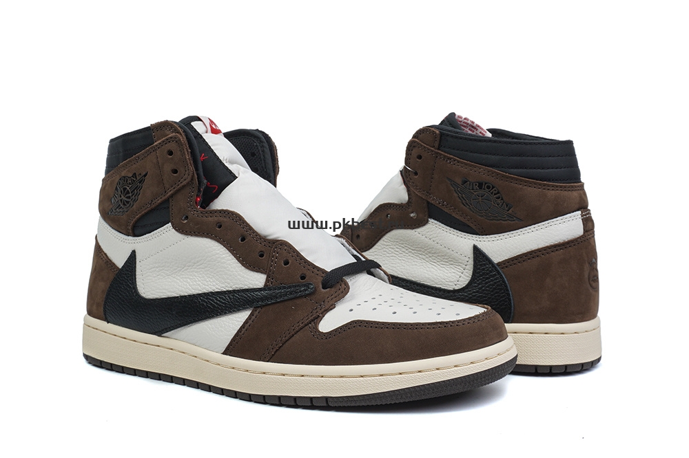 PK5.0 TRAVIS SCOTT X AIR JORDAN I CD4487-100 HIGH OG MOCHA RETAIL MATERIALS RETAIL VERSION