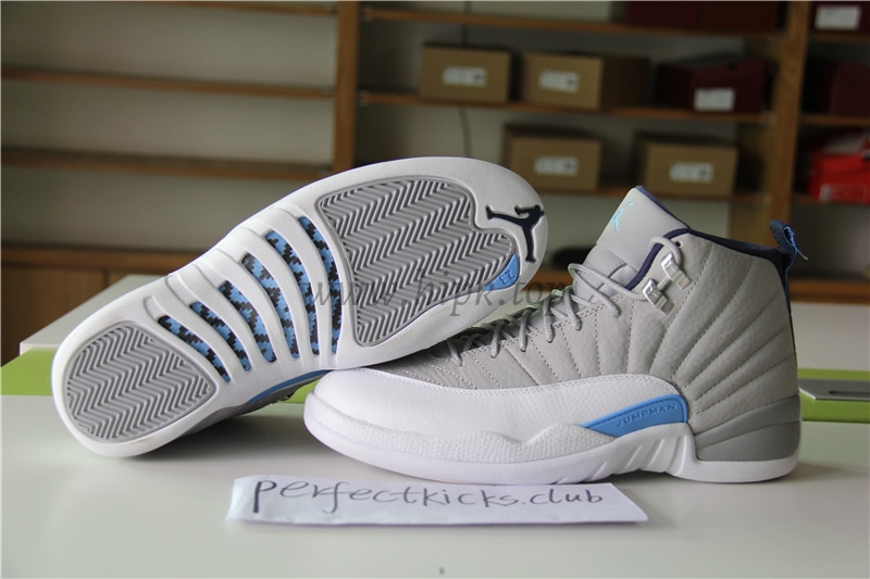 Air Jordan 12 Grey/University Blue