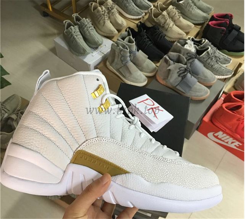 Authentic Air Jordan 12 OVO White Release Version （Nike pairs）