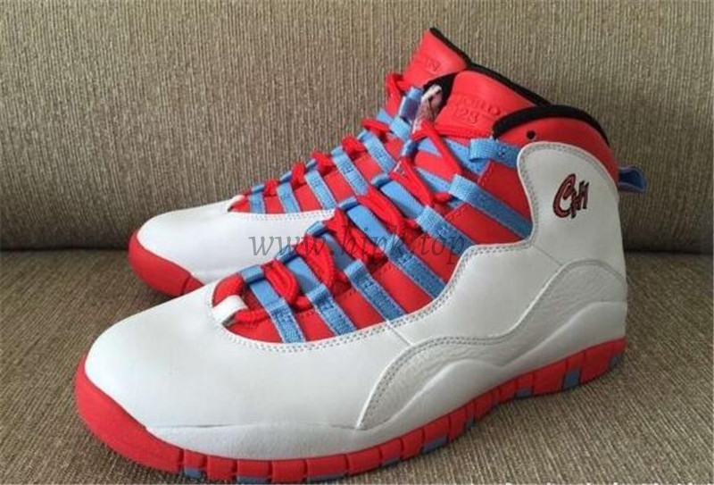 Authentic Air Jordan 10 Chicago Flag