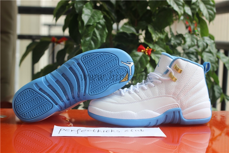 Authentic Air Jordan 12 GS University Blue