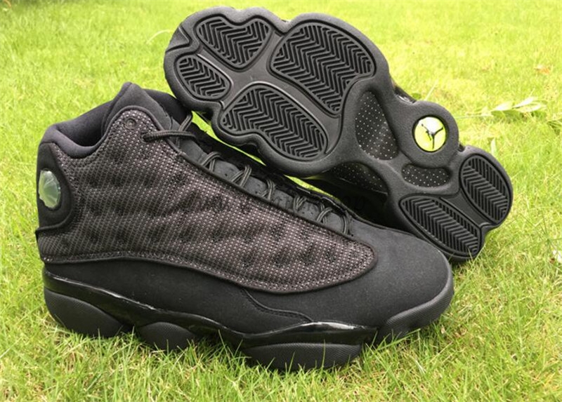 Authentic Air Jordan 13 Retro Black Cat with 3M