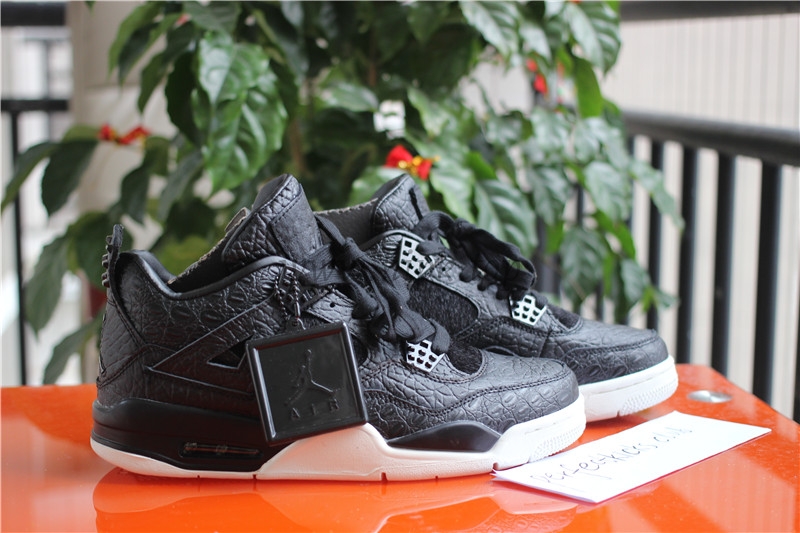 Authentic Air Jordan 4 Premium Black