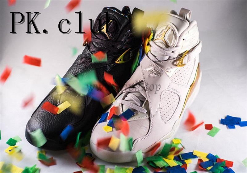 Authentic Air Jordan 8 Champagne & Confetti From PK.club