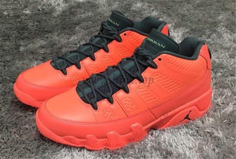 Authentic Air Jordan 9 Low Bright Red