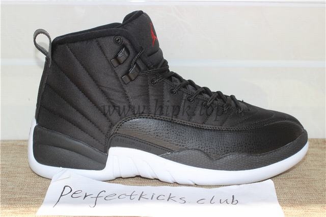 Authentic Air Jordan 12 “Black Nylon” Waterproof From PK