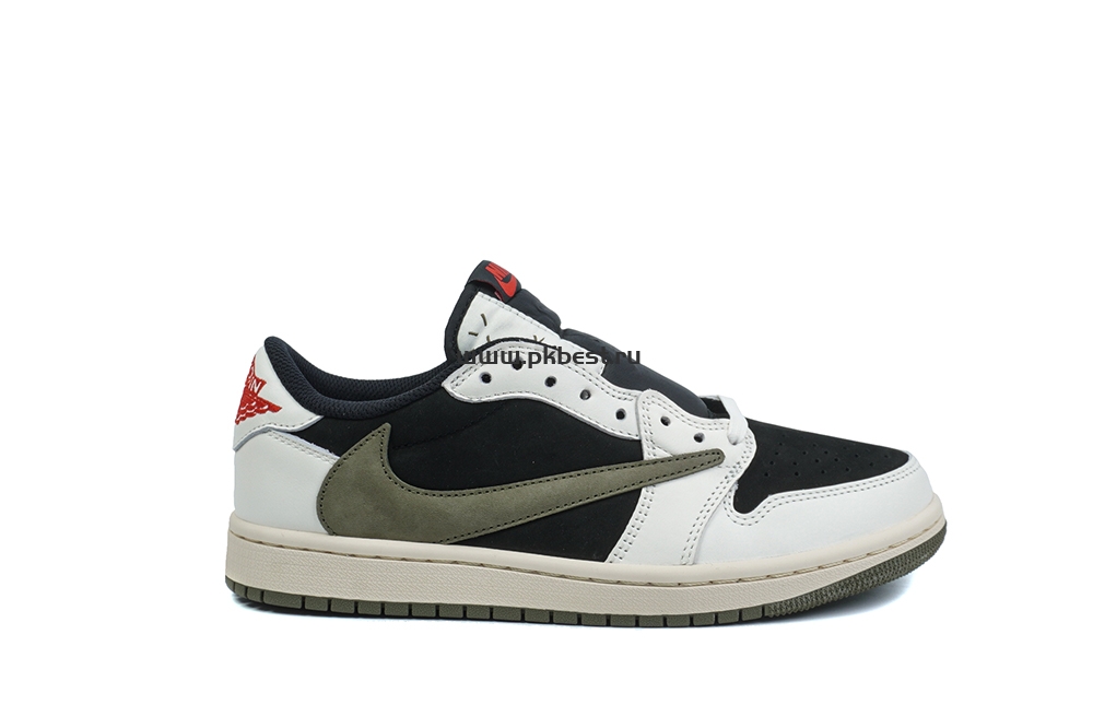 PK5.0 Jordan 1 Retro Low OG SP Travis Scott 4.0 Olive RETAIL MATERIALS READY TO SHIP