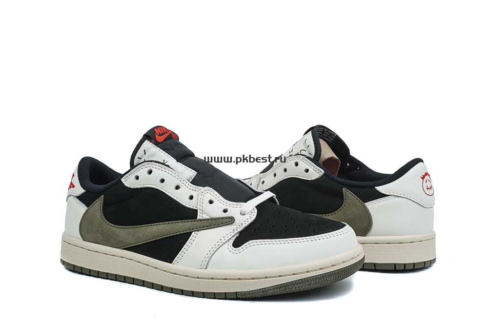 PK5.0 Jordan 1 Retro Low OG SP Travis Scott 4.0 Olive RETAIL MATERIALS READY TO SHIP