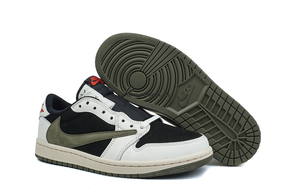 PK5.0 Jordan 1 Retro Low OG SP Travis Scott 4.0 Olive RETAIL MATERIALS READY TO SHIP