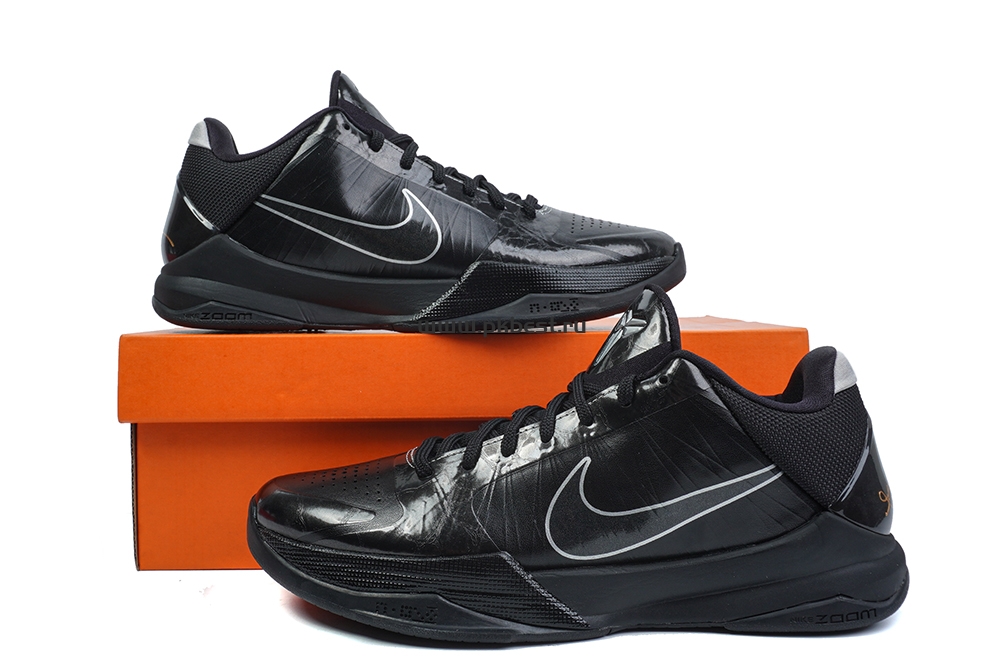 PK GOD Nike Zoom Kobe 5 Black Out RETAIL MATERIALS READY TO SHIP