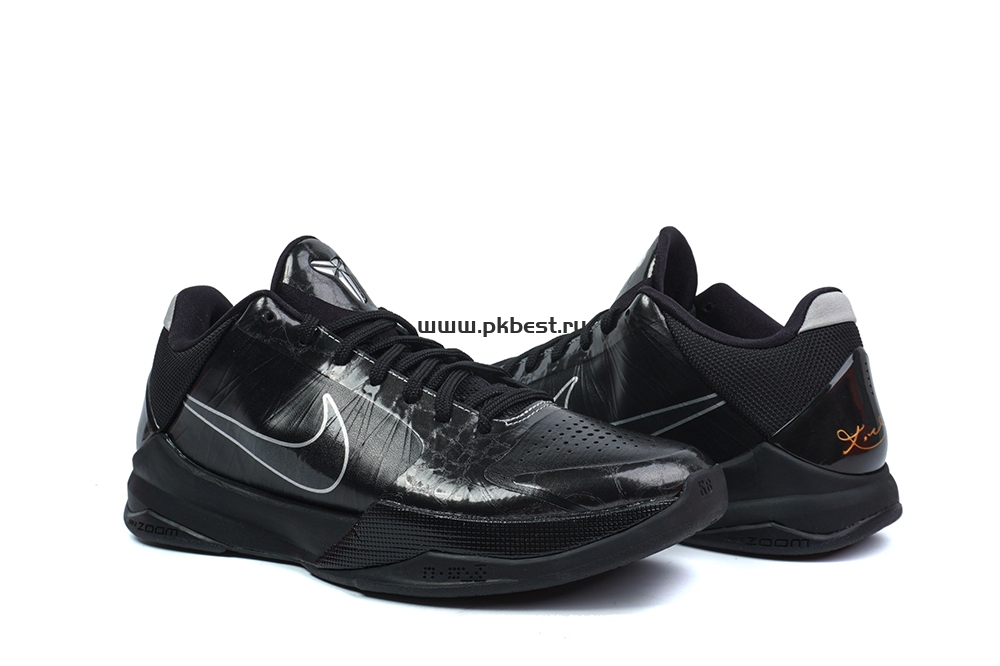 PK GOD Nike Zoom Kobe 5 Black Out RETAIL MATERIALS READY TO SHIP