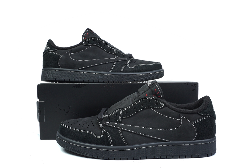 PK5.0 Jordan 1 Retro Low OG SP Travis Scott Black Phantom RETAIL MATERIALS READY TO SHIP