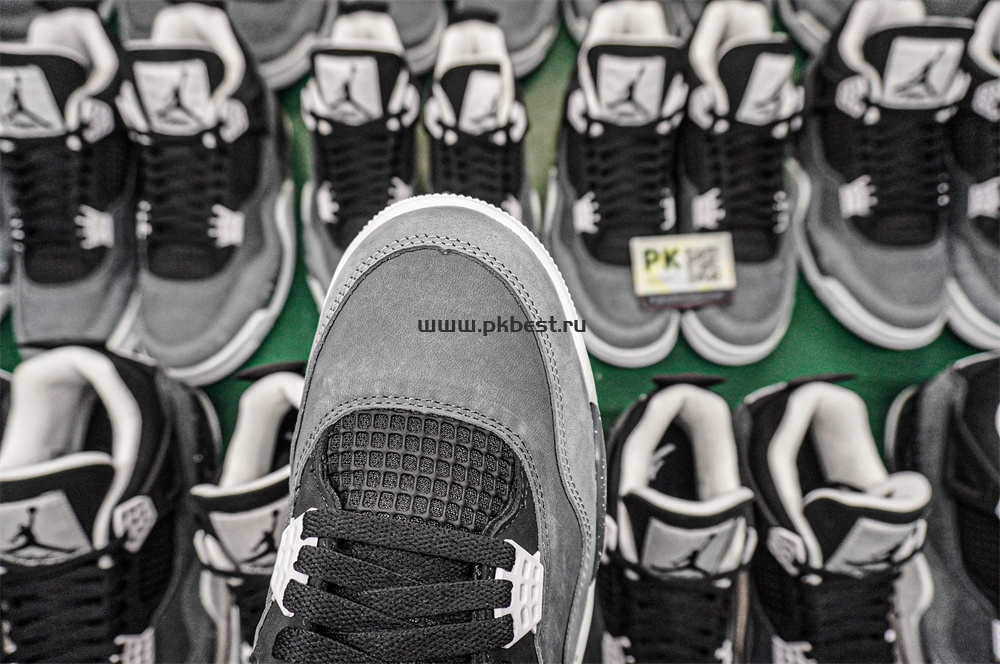 PK GOD Air Jordan 4 Retro Fear RETAIL MATERIALS READY TO SHIP