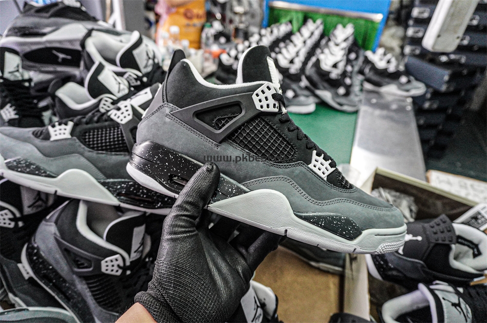 PK GOD Air Jordan 4 Retro Fear RETAIL MATERIALS READY TO SHIP