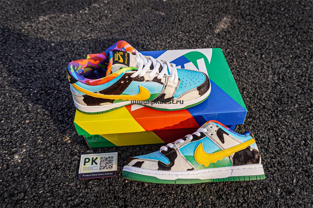 pk god nike sb dunk x ben jerry chunky dunky RETAIL MATERIALS RETAIL VERSION