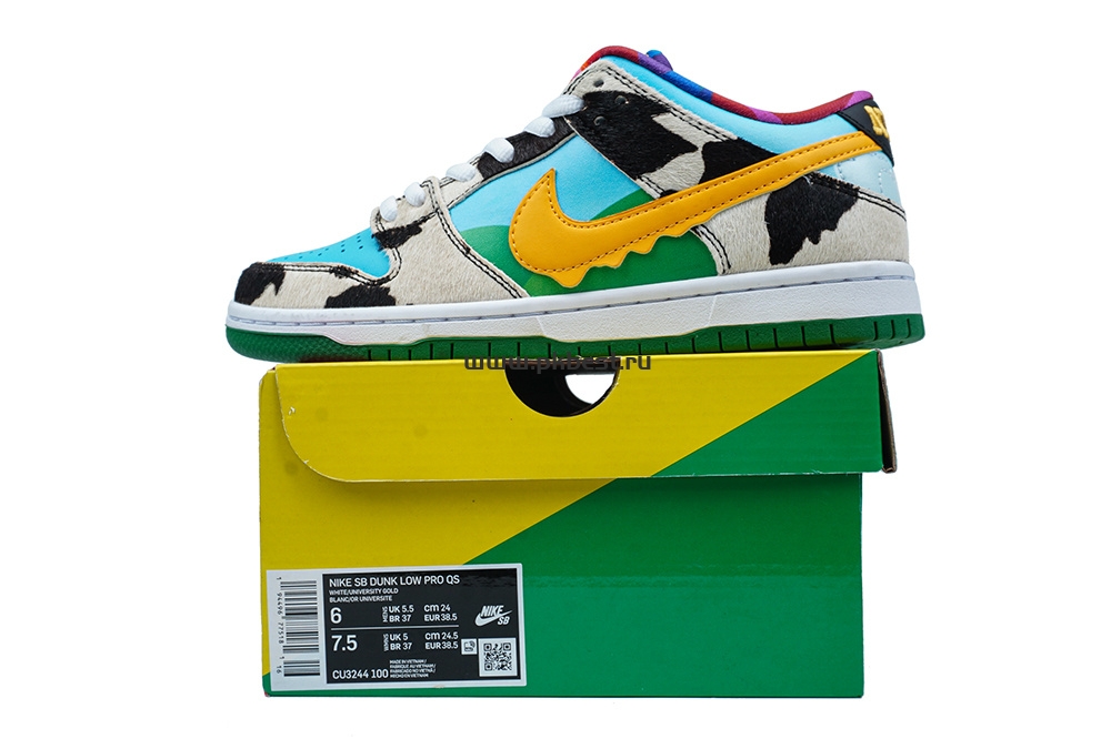 pk god nike sb dunk x ben jerry chunky dunky RETAIL MATERIALS RETAIL VERSION