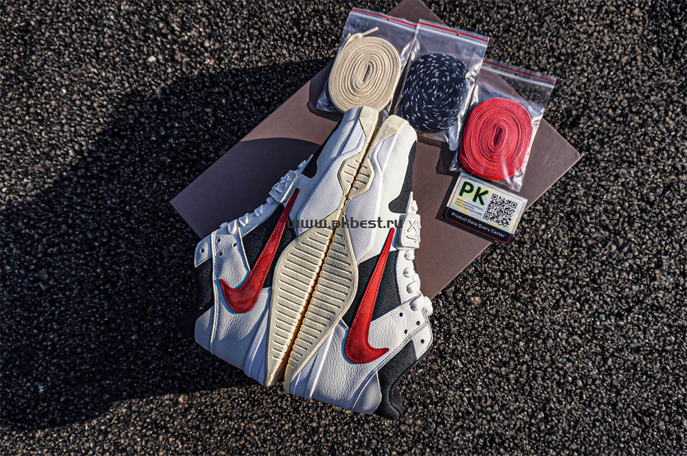 PK5.0 Travis Scott X Jumpman Jack TR University Red RETAIL MATERIALS READY TO SHIP