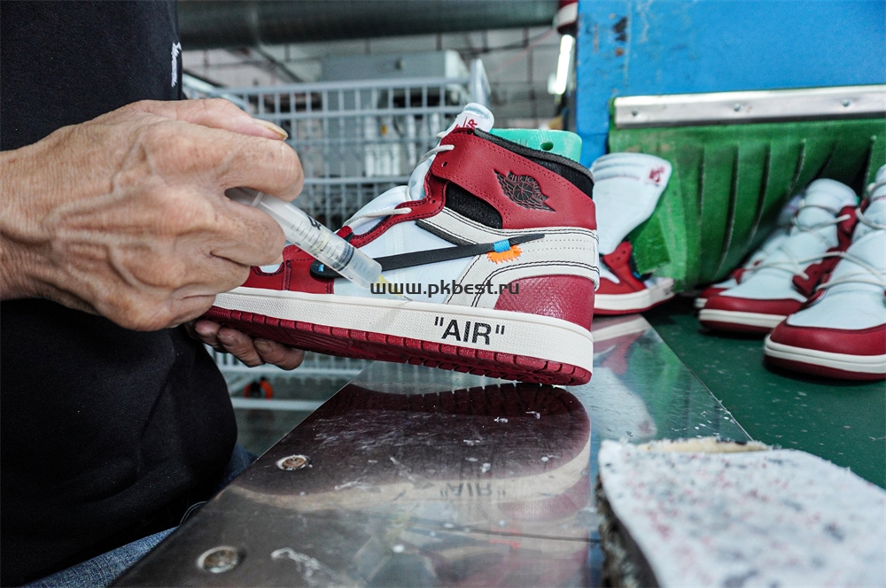 PK GOD Off-White x Air Jordan 1 Retro High OG Chicago RETAIL MATERIALS READY TO SHIP