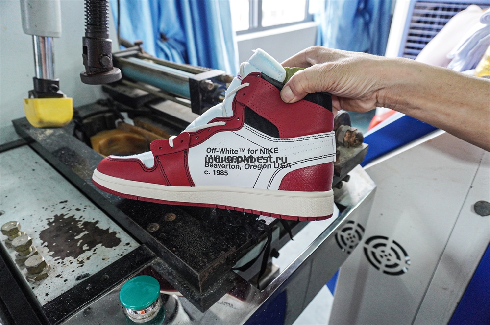 PK GOD Off-White x Air Jordan 1 Retro High OG Chicago RETAIL MATERIALS READY TO SHIP