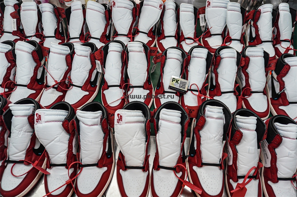 PK GOD Off-White x Air Jordan 1 Retro High OG Chicago RETAIL MATERIALS READY TO SHIP