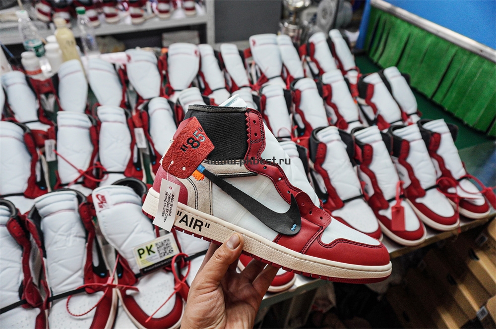 PK GOD Off-White x Air Jordan 1 Retro High OG Chicago RETAIL MATERIALS READY TO SHIP