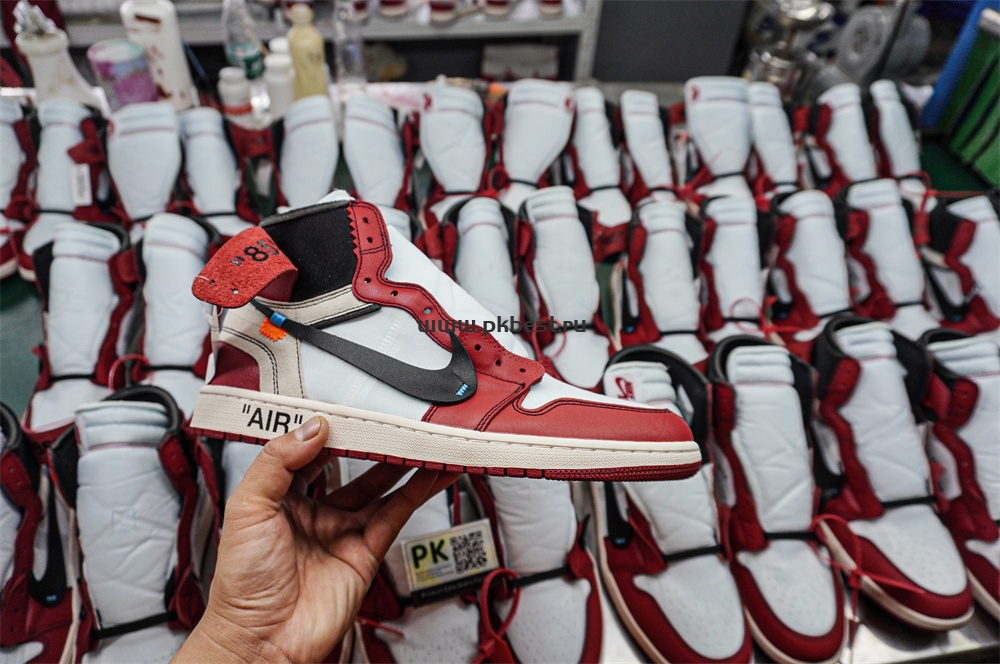 PK GOD Off-White x Air Jordan 1 Retro High OG Chicago RETAIL MATERIALS READY TO SHIP