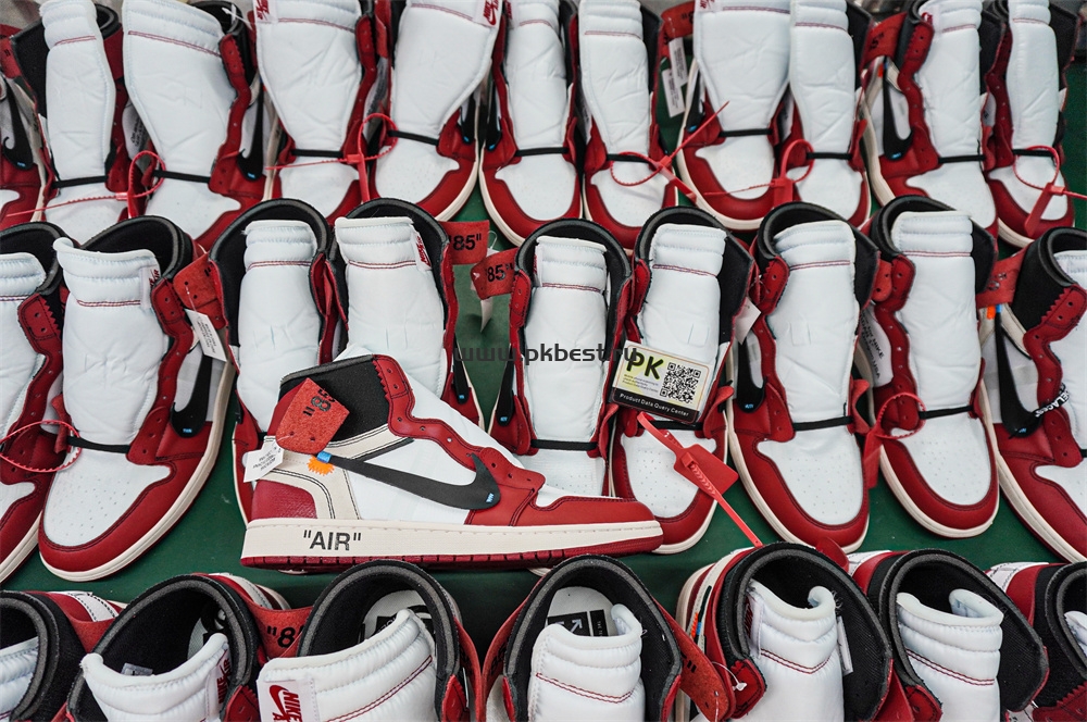 PK GOD Off-White x Air Jordan 1 Retro High OG Chicago RETAIL MATERIALS READY TO SHIP