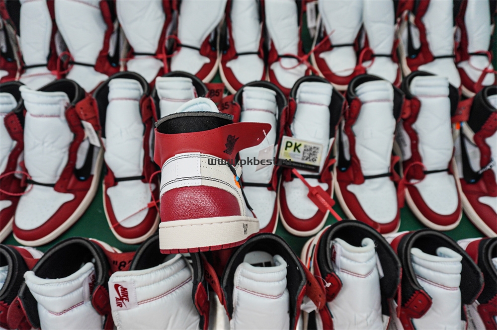 PK GOD Off-White x Air Jordan 1 Retro High OG Chicago RETAIL MATERIALS READY TO SHIP