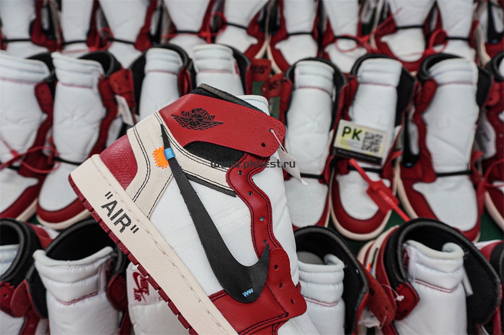 PK GOD Off-White x Air Jordan 1 Retro High OG Chicago RETAIL MATERIALS READY TO SHIP