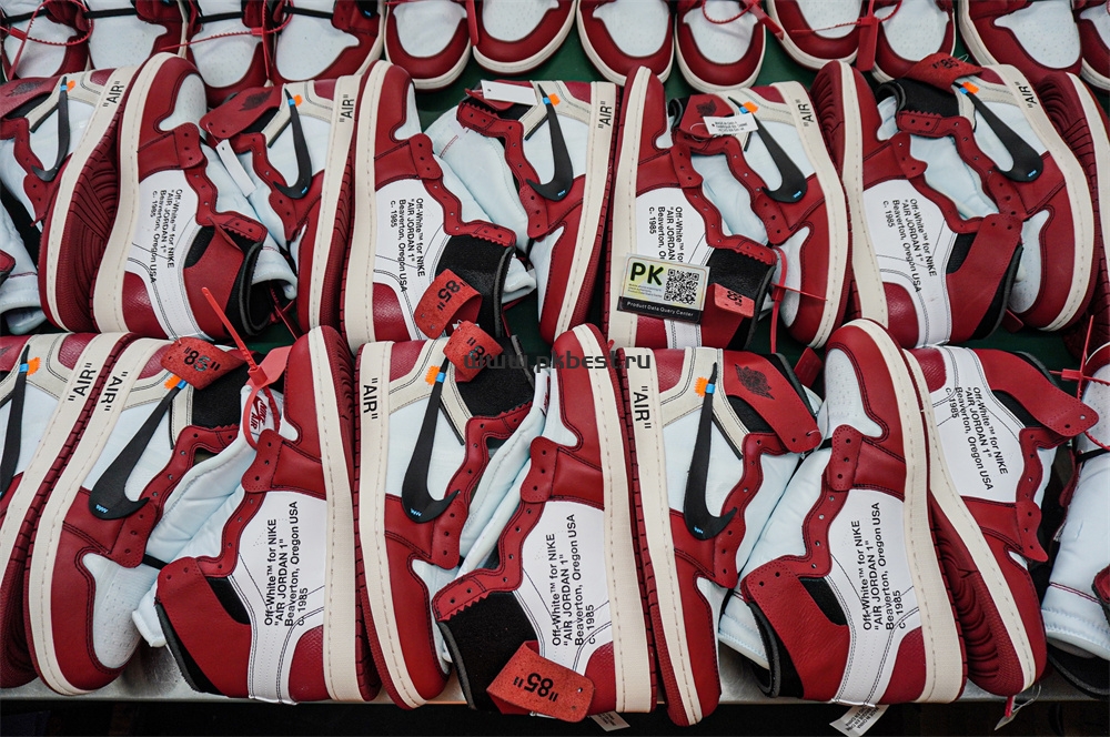 PK GOD Off-White x Air Jordan 1 Retro High OG Chicago RETAIL MATERIALS READY TO SHIP