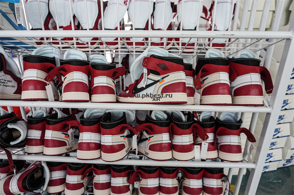 PK GOD Off-White x Air Jordan 1 Retro High OG Chicago RETAIL MATERIALS READY TO SHIP