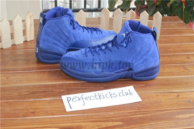 Authentic Air jordan 12 Premium Deep Royal Blue