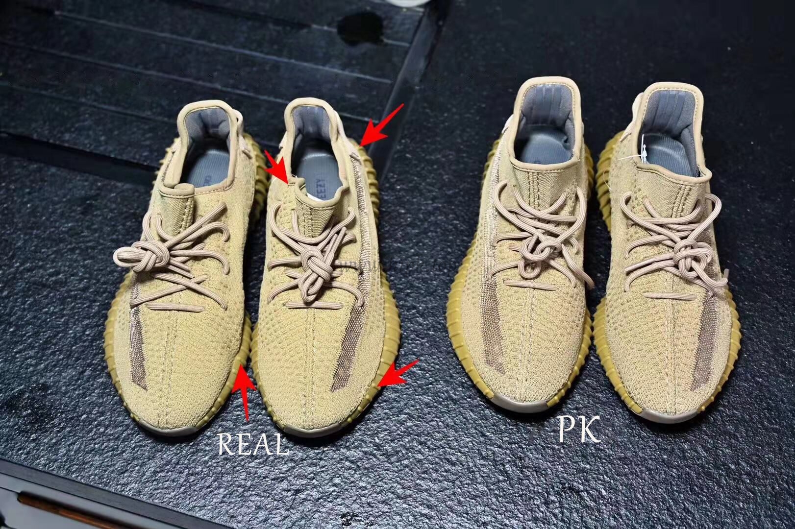 exclusive pk god yeezy 350 v2 earth with real premeknit from huayiyi which offer primeknit to Ad*s directly ready to ship