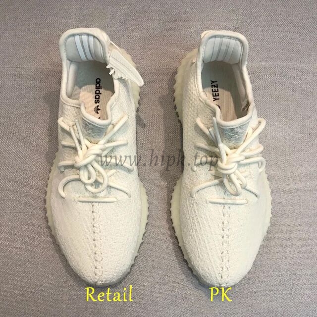 pk god yeezy 350 v2 cream white with real premeknit from huayiyi which offer primeknit to Ad*s directly