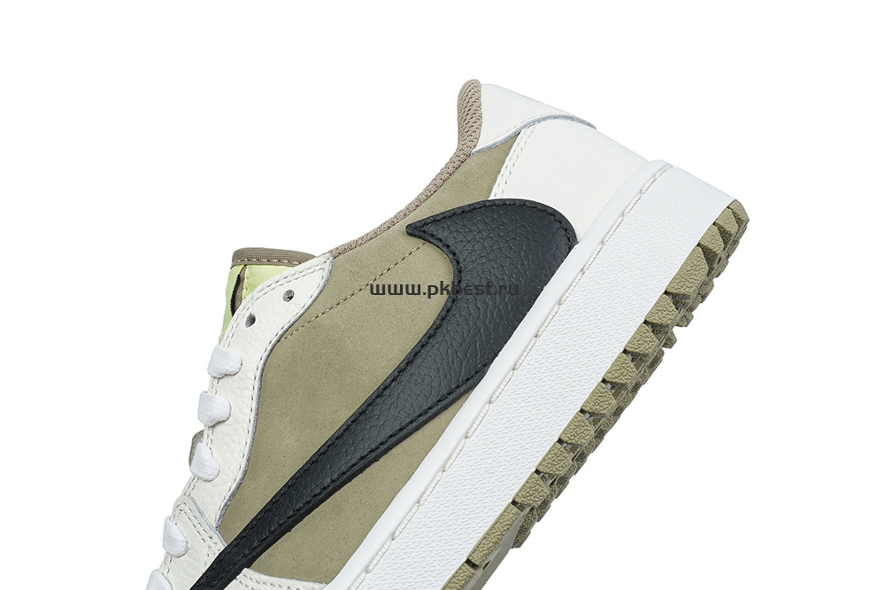 PK5.0 Jordan 1 Retro Low Golf Travis Scott Neutral Olive RETAIL MATERIALS READY TO SHIP