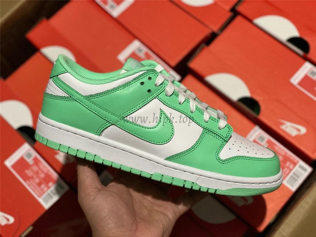 PK GOD nike dunk low Green Glow retail materials ready to ship