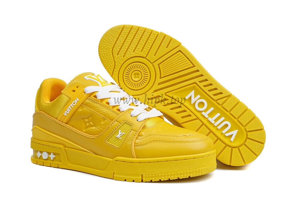 pk god l**is V*t*n lv trainer all yellow retail materials ready to ship