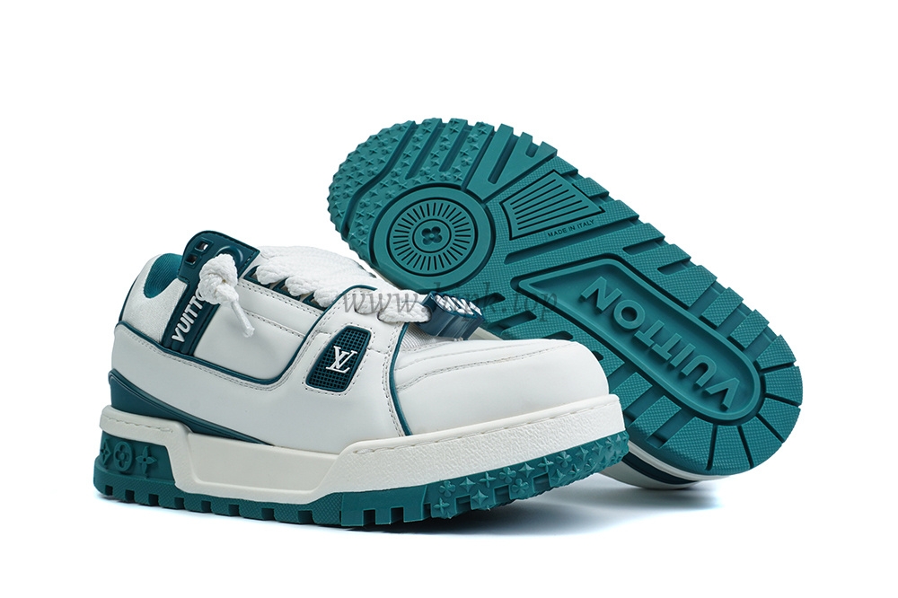 pk god l**is V*t*n trainer maxi sneaker white green retail materials ready to ship