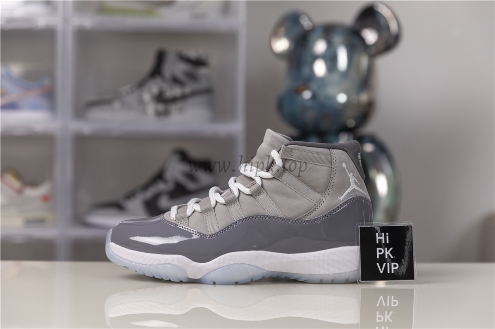 PK GOD Air Jordan 11 cool grey retail materials ready to ship