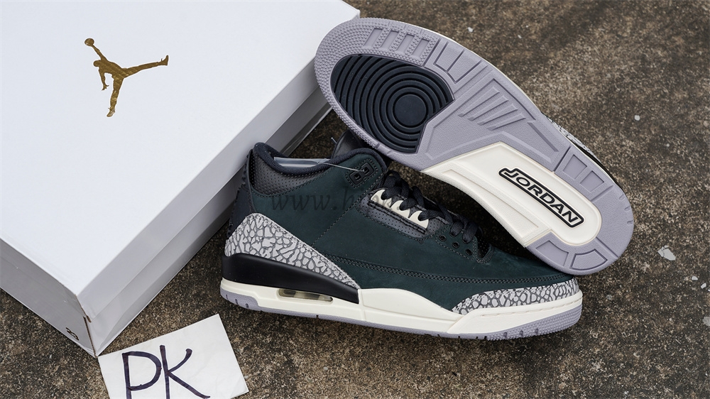 PK GOD Air Jordan 3 WMNS Off Noir RETAIL MATERIALS READY TO SHIP