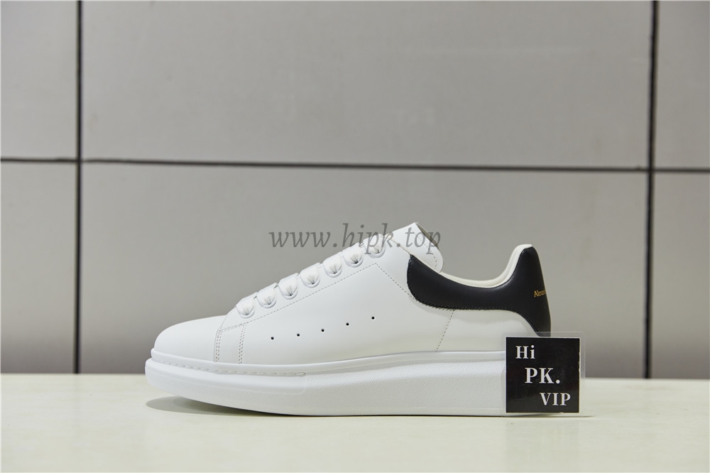 PK GOD Alxnder MC McQueen White smooth calf leather toe black leather heelbest version ready to ship