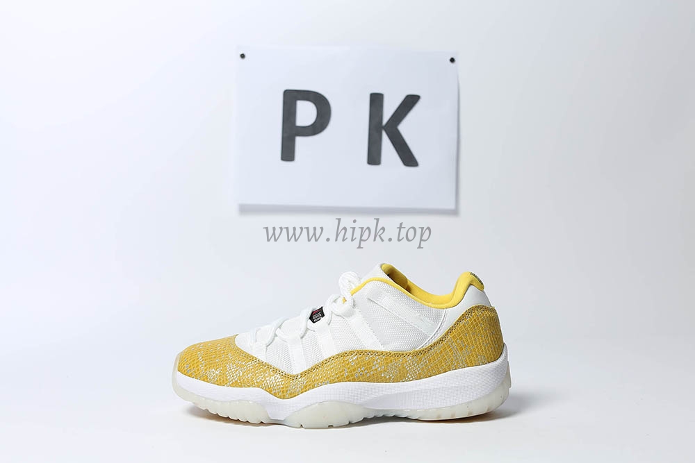 PK GOD Jordan 11 Retro Low Tour Yellow Snakeskin RETAIL MATERIALS READY TO SHIP