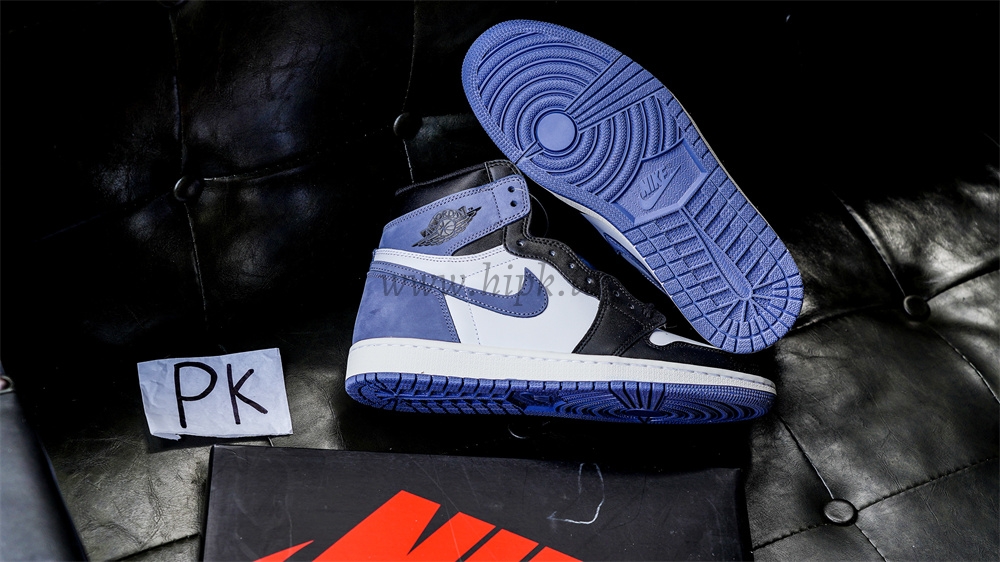 PK GOD Jordan 1 Retro High Blue Moon RETAIL MATERIALS READY TO SHIP