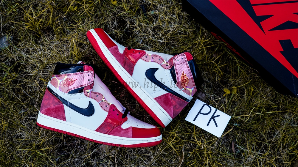 PK 4.0 Jordan 1 Retro High OGSpider-Man Across the Spider-Verse RETAIL MATERIALS READY TO SHIP