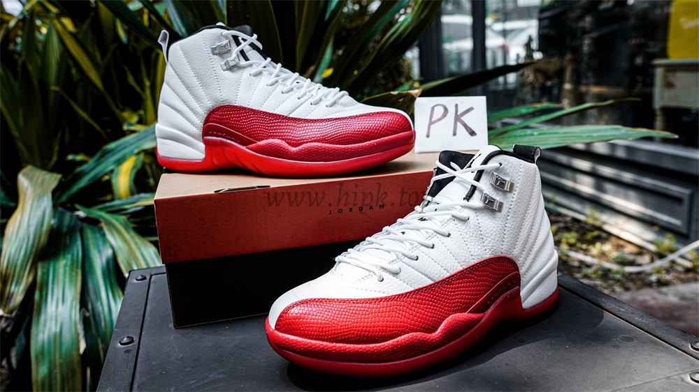 PK GOD Jordan 12 Retro Cherry RETAIL MATERIALS READY TO SHIP