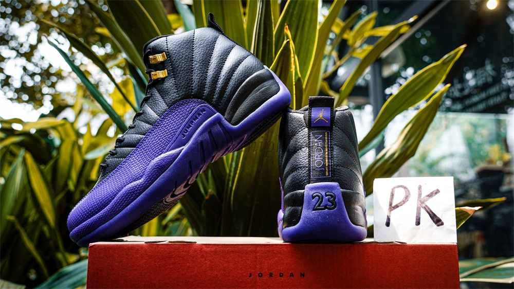 PK GOD Jordan 12 Retro Field Purple RETAIL MATERIALS READY TO SHIP