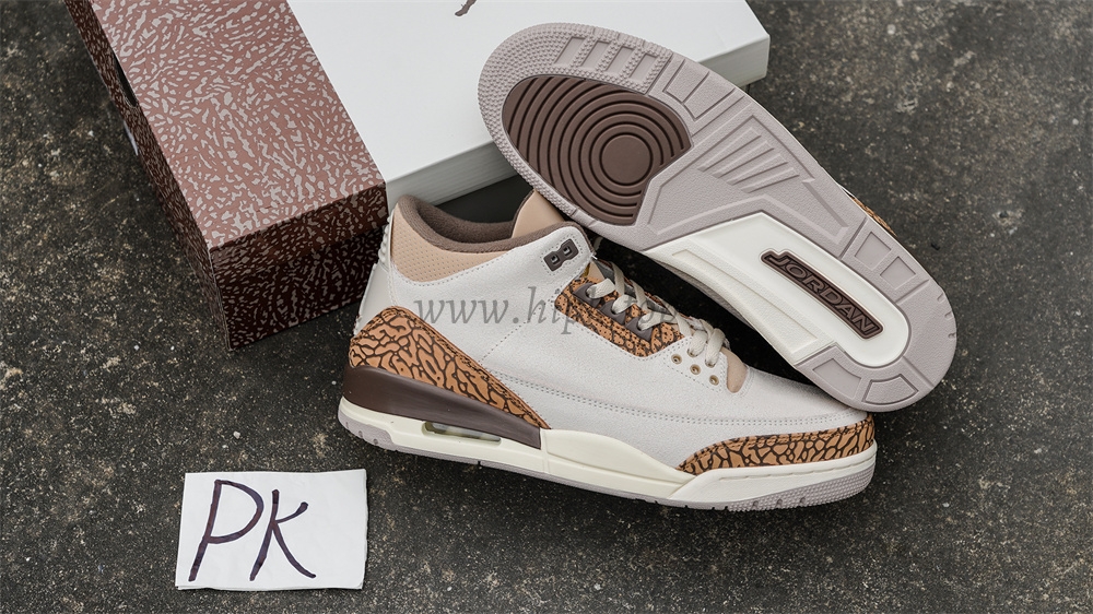 PK GOD Jordan 3 Retro Palomino RETAIL MATERIALS READY TO SHIP