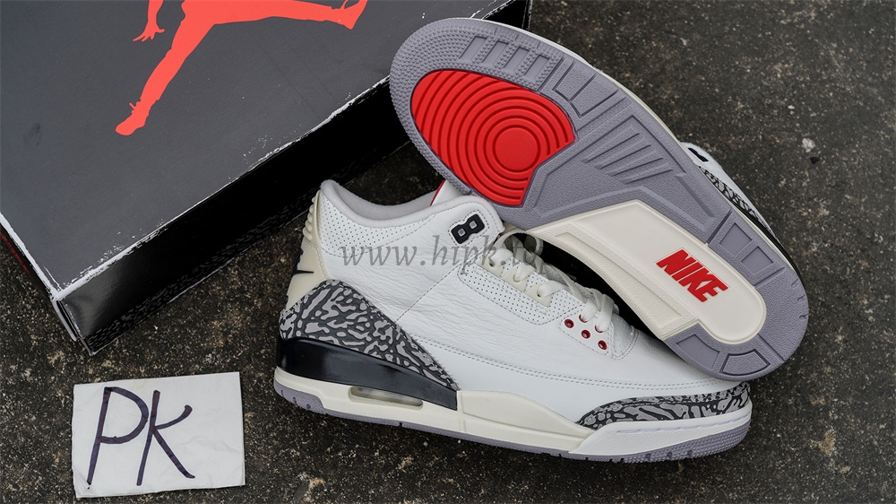 PK GOD Jordan 3 Retro White Cement Reimagined RETAIL MATERIALS READY TO SHIP