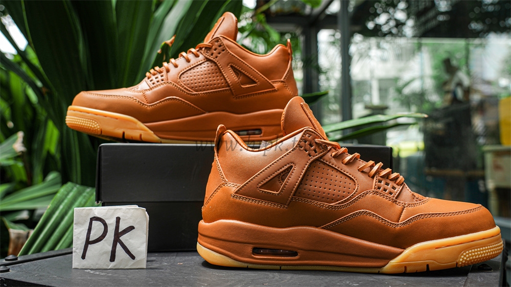 PK GOD Jordan 4 Retro Ginger Wheat RETAIL MATERIALS READY TO SHIP